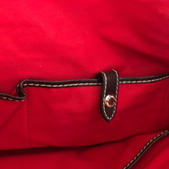 Navy Dooney & Bourke Tote Bag - Picture 5 of 7